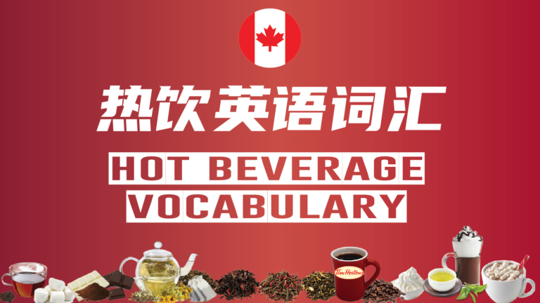 Hot Beverage Vocabulary