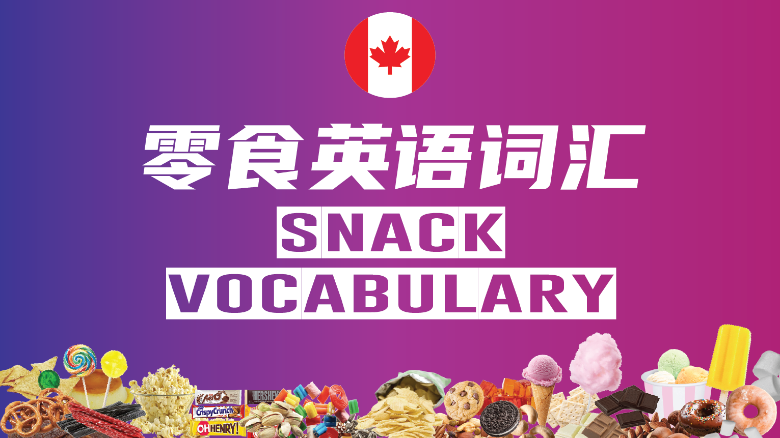 Snack Vocabulary