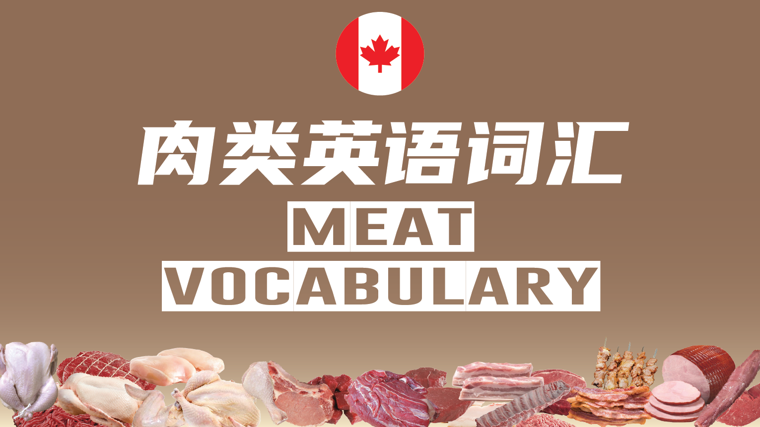 Meat Vocabulary