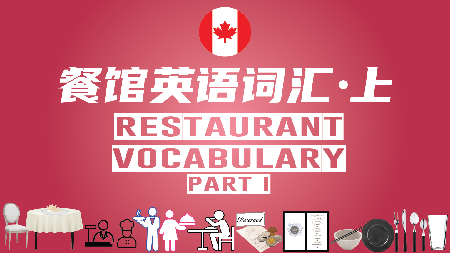 Restaurant Vocabulary - Part 1