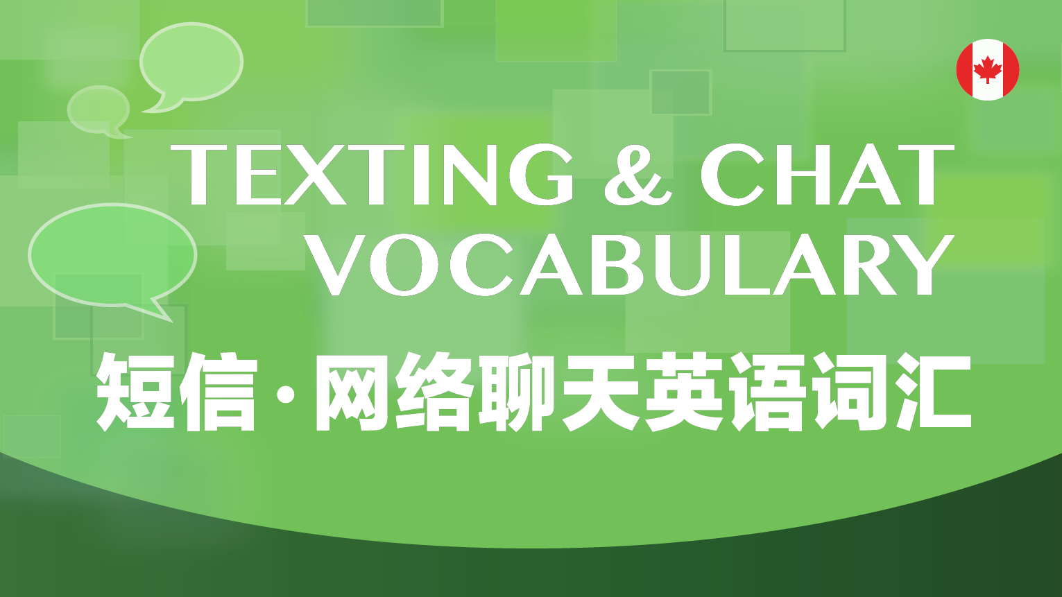 Texting and Chat Vocabulary